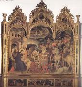Gentile da Fabriano Adoration of the Magi (mk08) oil on canvas
